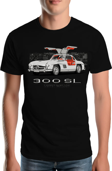 T-Shirt Homme 300 SL effet papillon