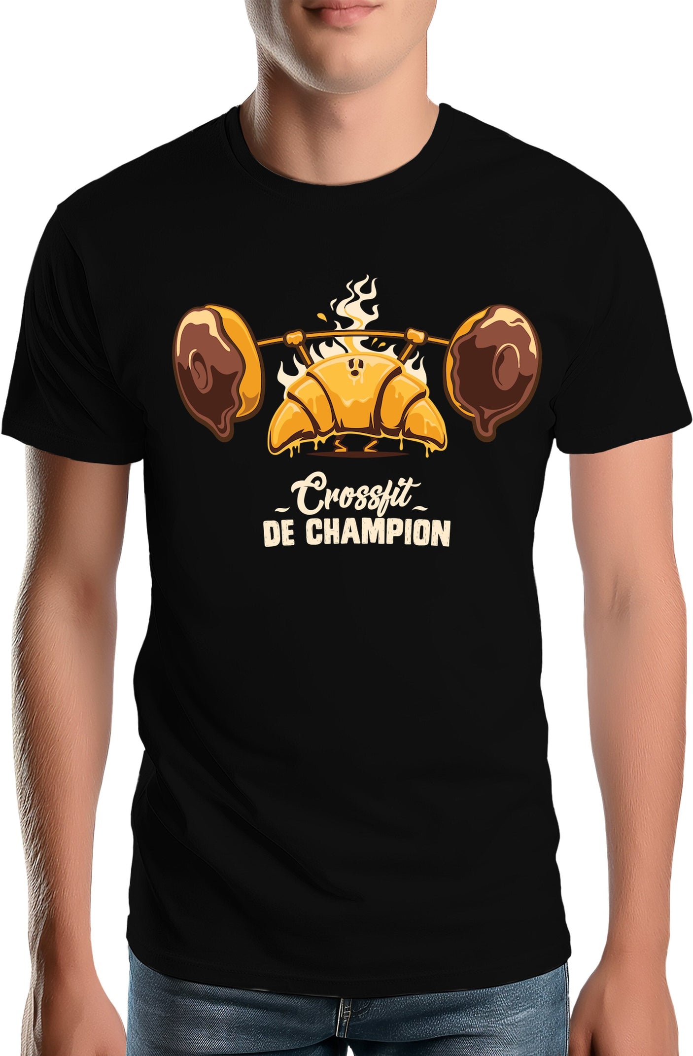 T-Shirt Homme Champion des petits déjeuners