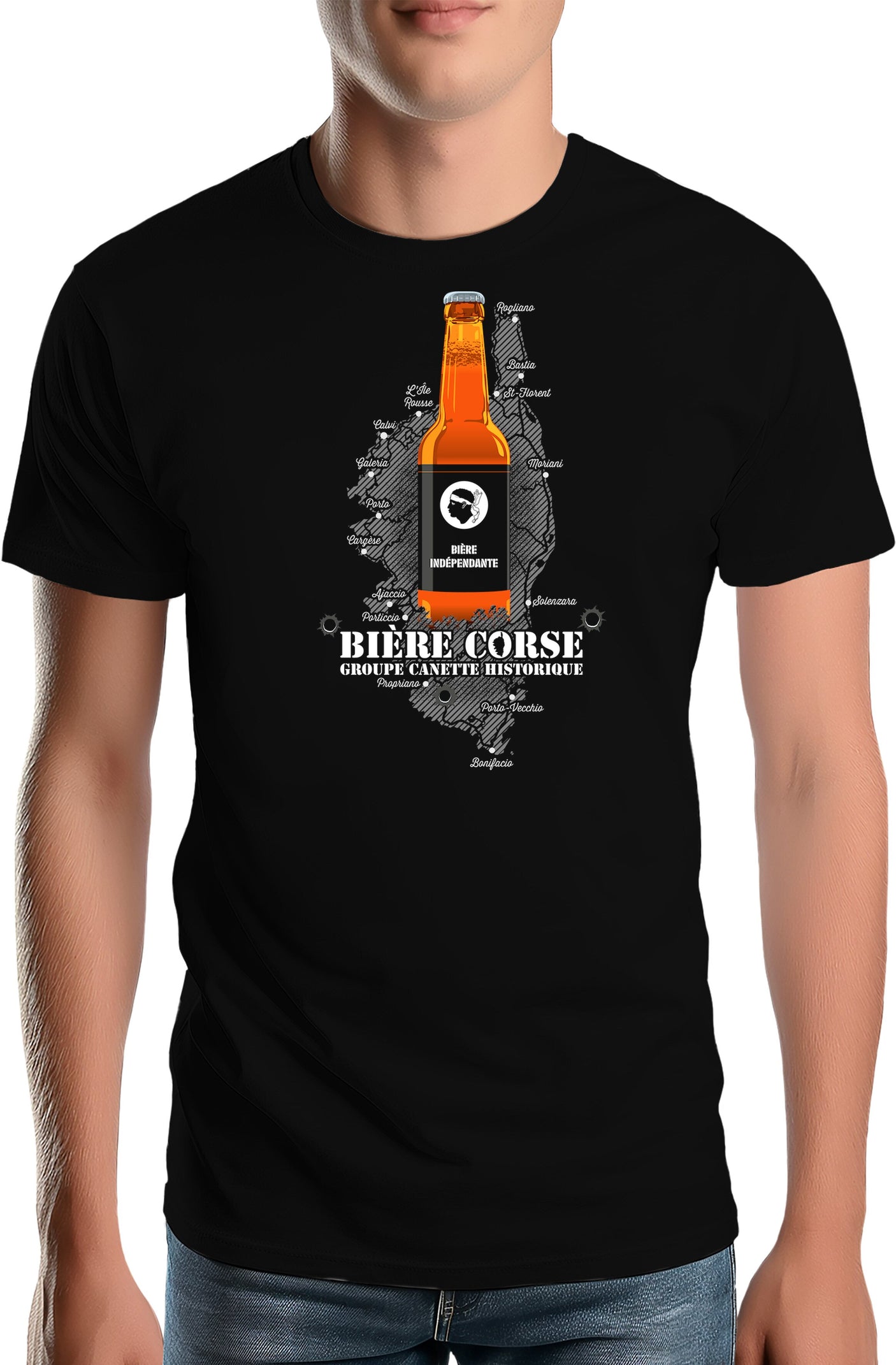 Tee-Shirt Homme Biere Corse