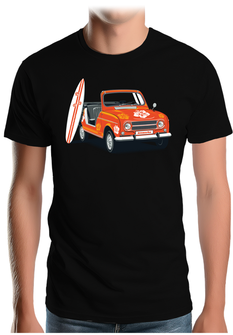 T-Shirt Homme 4L spéciale été avec surf