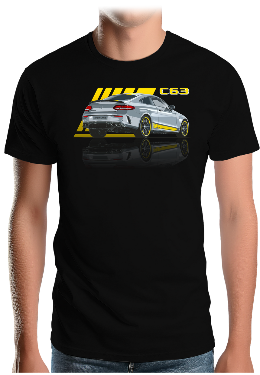 T-Shirt Homme Voiture Allemande C63