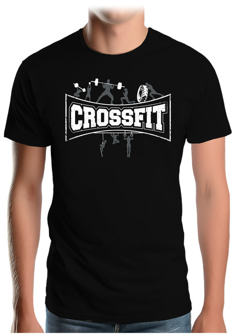 T-Shirt Homme Crossfit silhouettes
