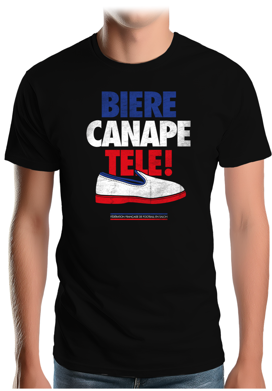 Tee-Shirt Homme Federation francaise de foot de salon