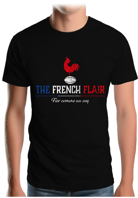 T-Shirt Homme Le rugby français c'est le french flair