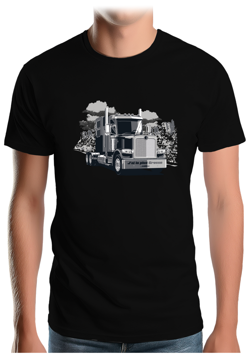 T-Shirt Homme La plus grosse cabine de camion