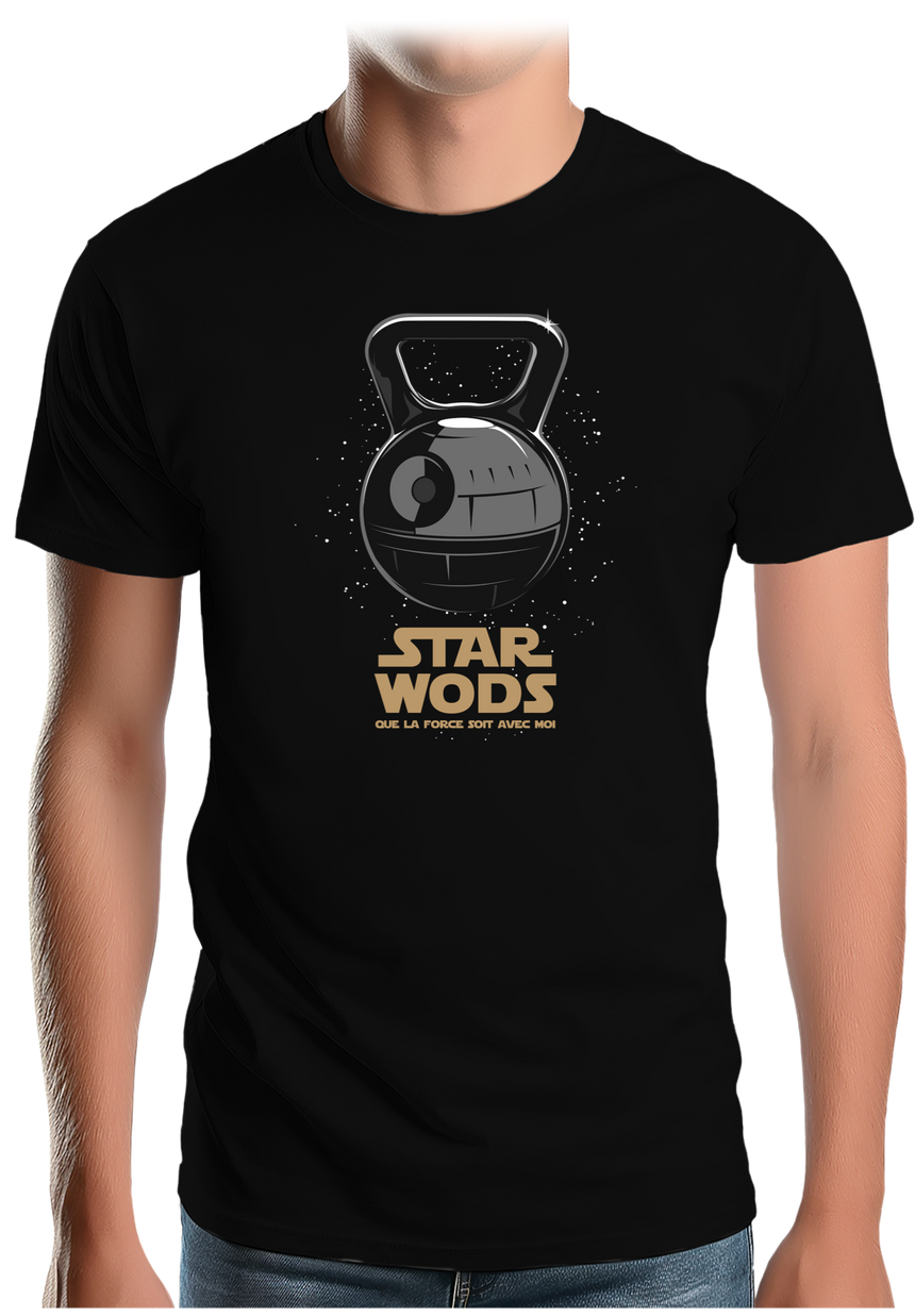 T-Shirt Homme Star Wods que la force soit avec moi