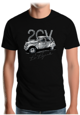 T-Shirt Homme La deuch en dessin