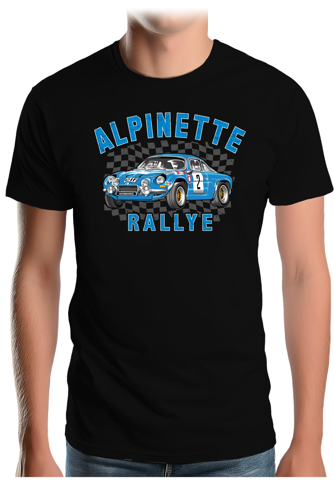 T-Shirt Homme L'alpinette de rallye
