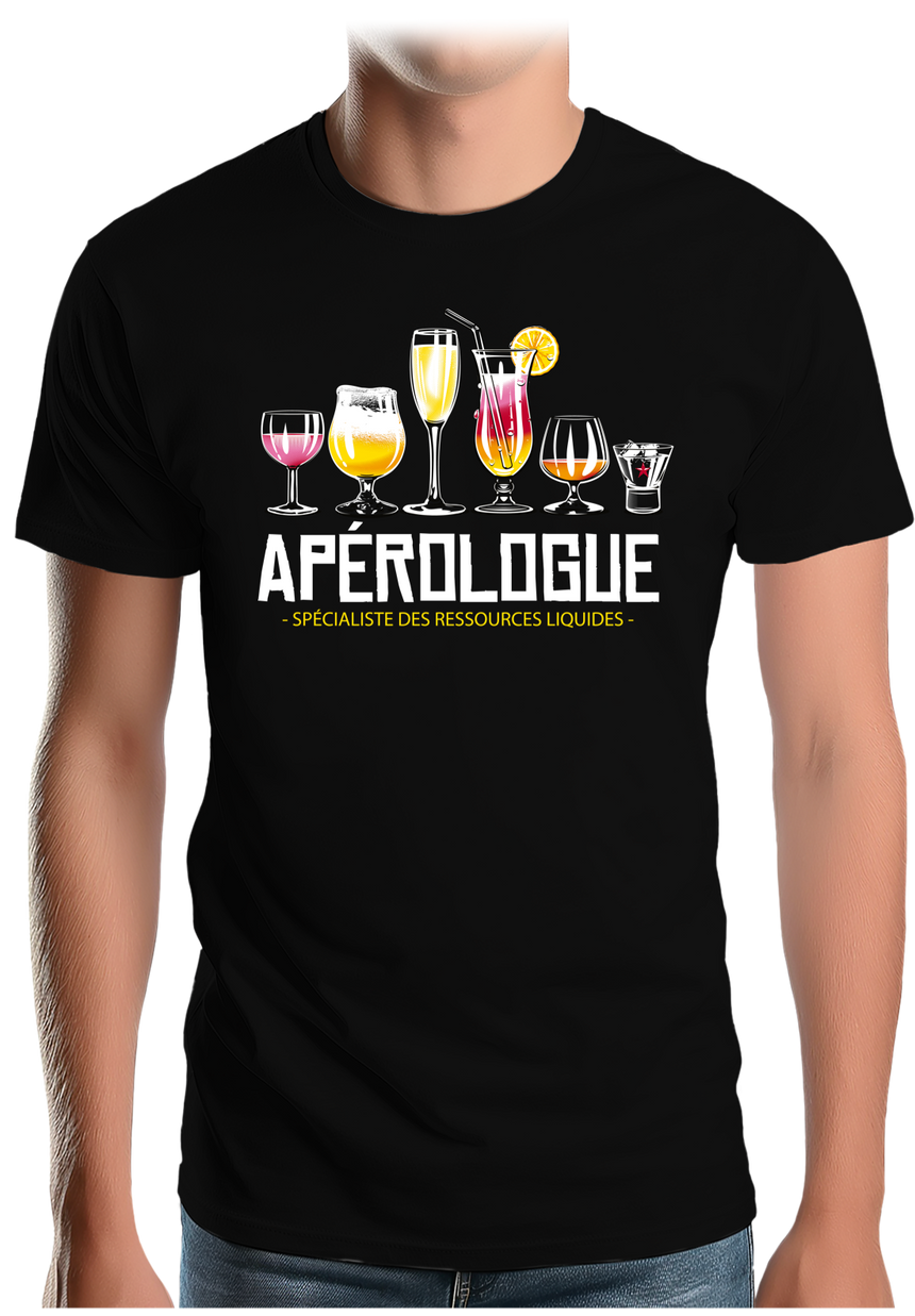 T-Shirt Homme Alcool, le spécialiste de l'apéro