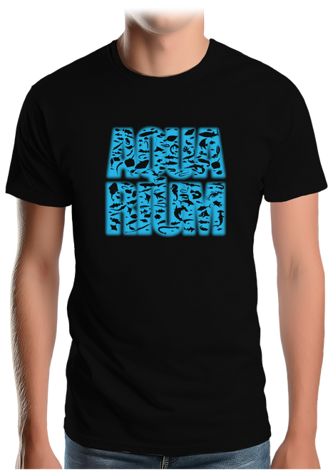 T-Shirt Homme Aquarium avec des poissons