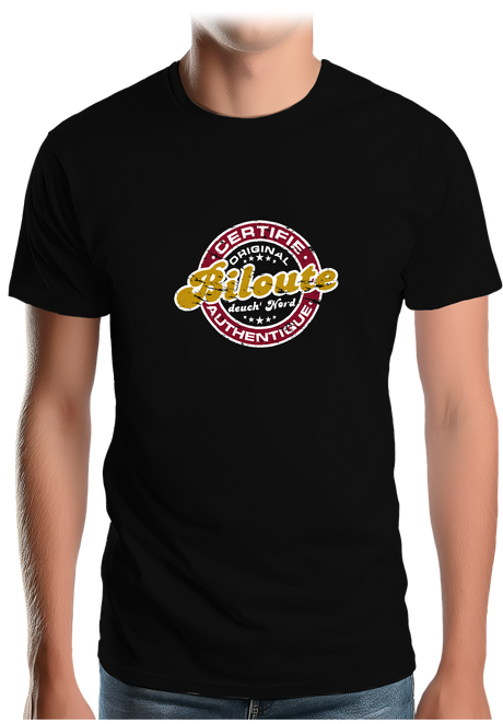 T-Shirt Homme Certifié authentique biloute