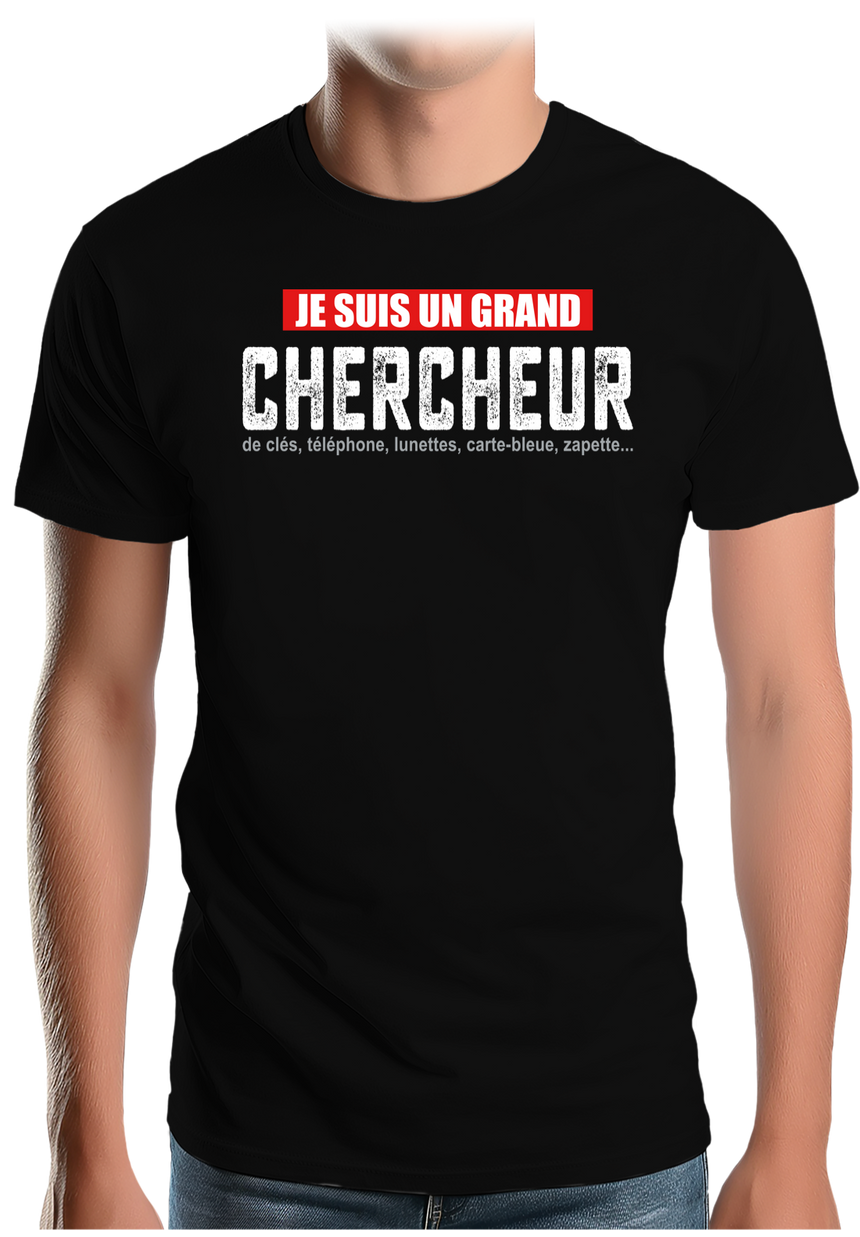 T-Shirt Homme Je suis un grand chercheur à la retraite