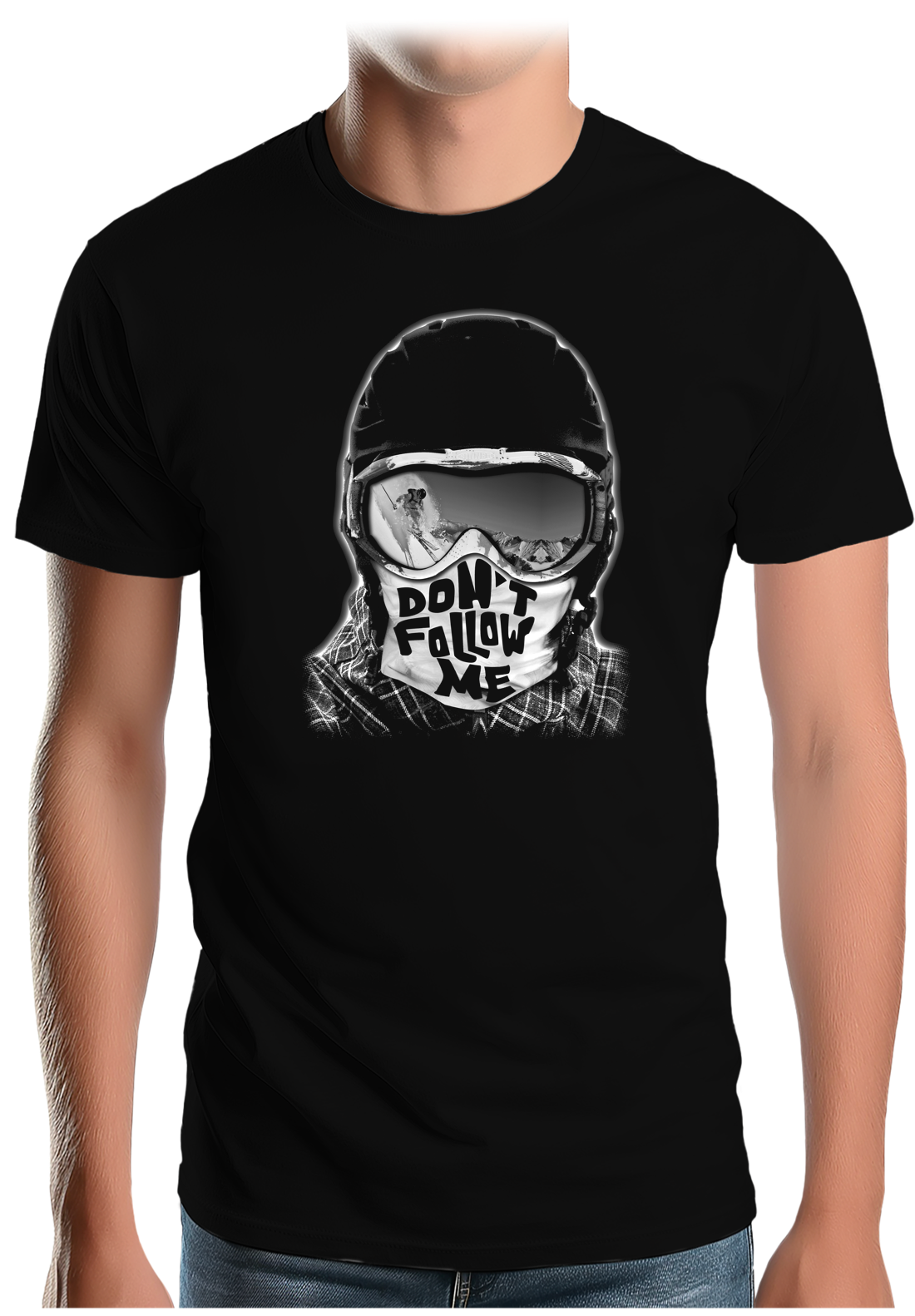 T-Shirt Homme Don't follow me ski