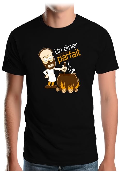 T-Shirt Homme Un Diner Toujours Parfait
