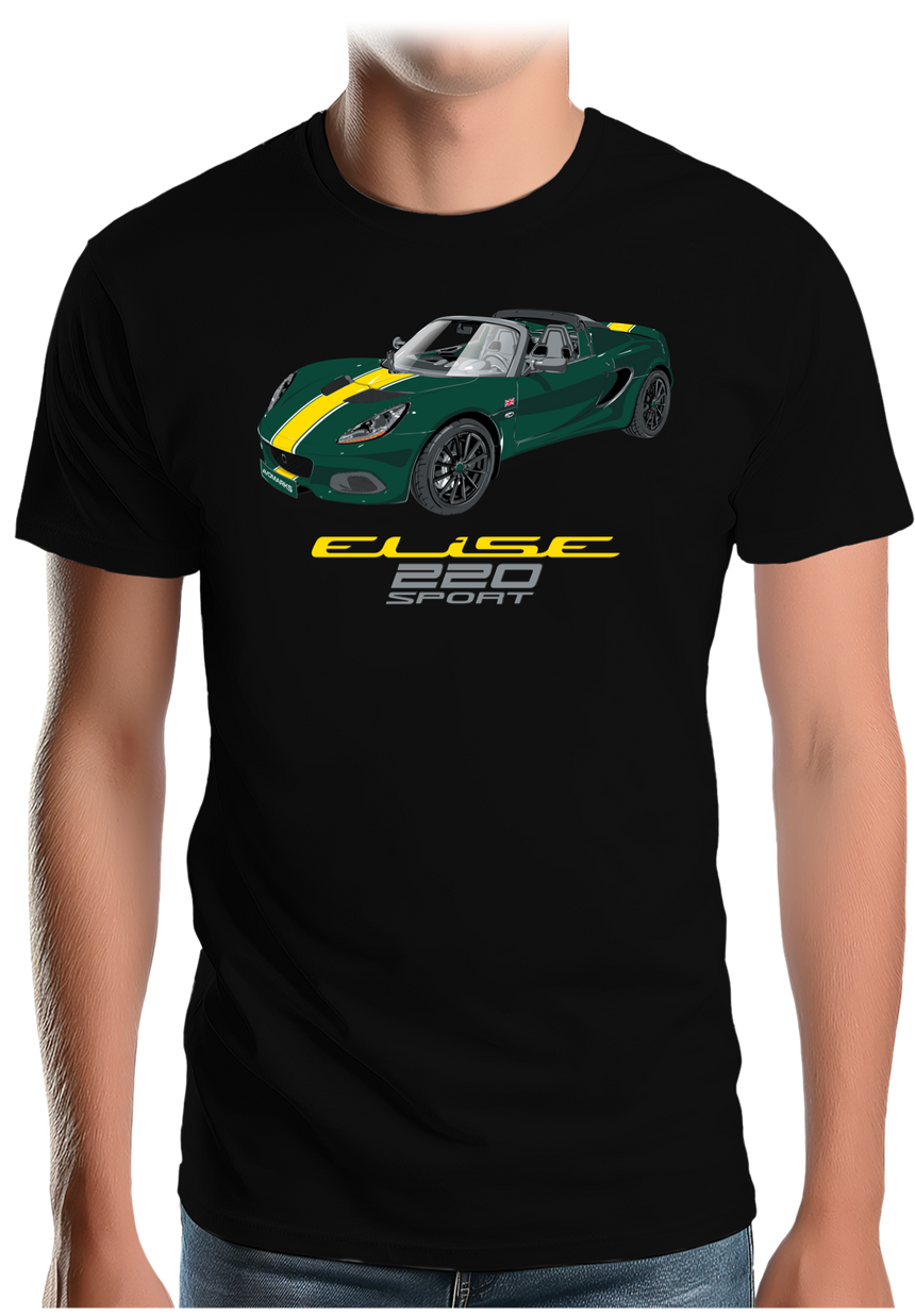 T-Shirt Homme Voiture Elise 220 Sport british