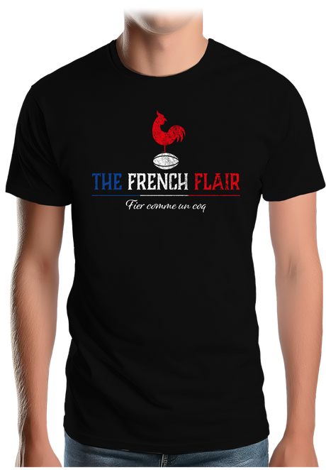 T-Shirt Homme Le rugby français c'est le french flair