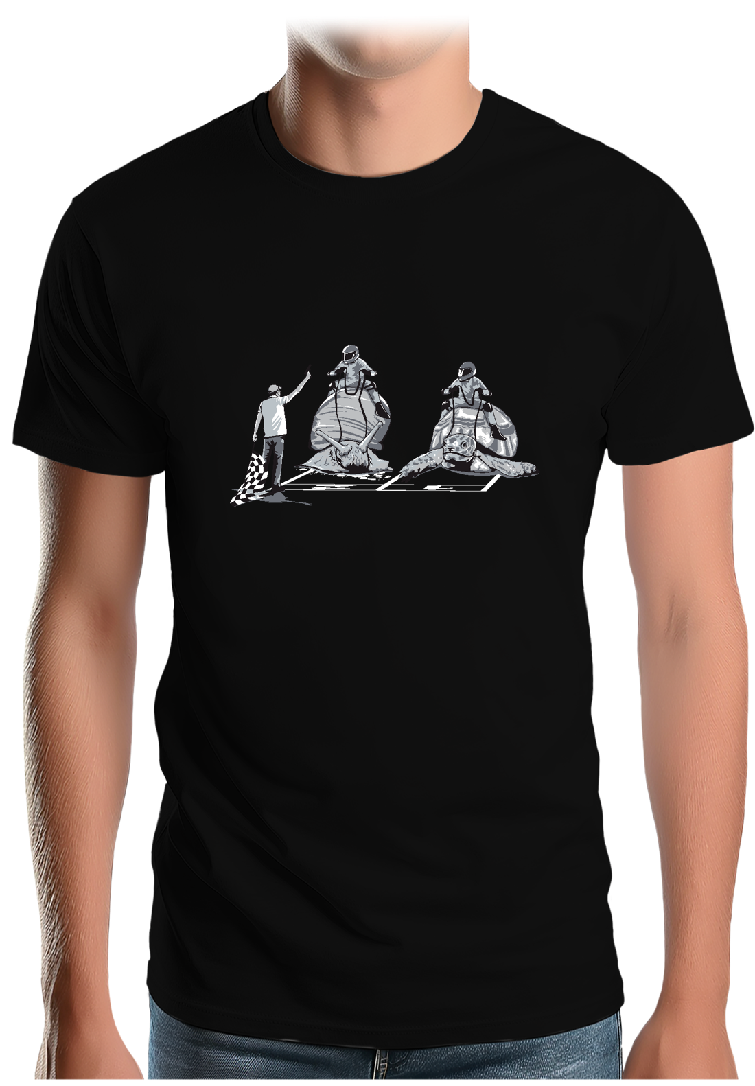 T-Shirt Homme La Course d'escargots