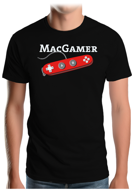 T-Shirt Homme La manette MacGamer