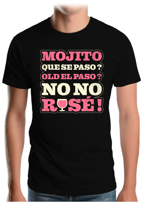 T-Shirt Homme Que se paso ? No no rosé