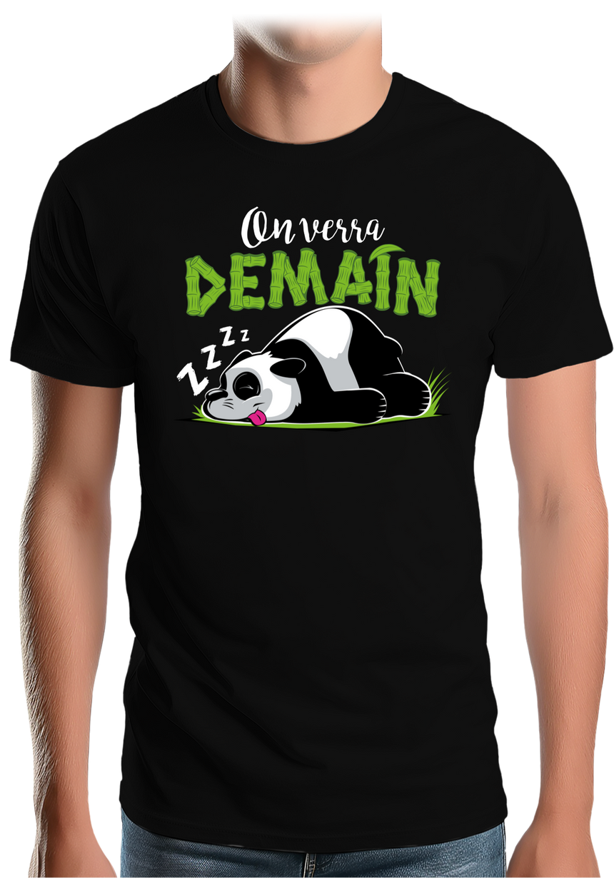 T-Shirt Homme On verra demain