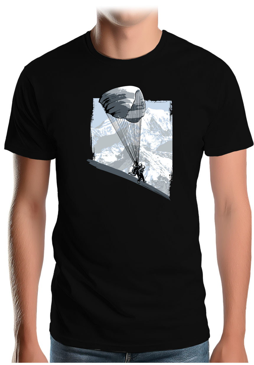 T-Shirt Homme Parapente En Bi Place