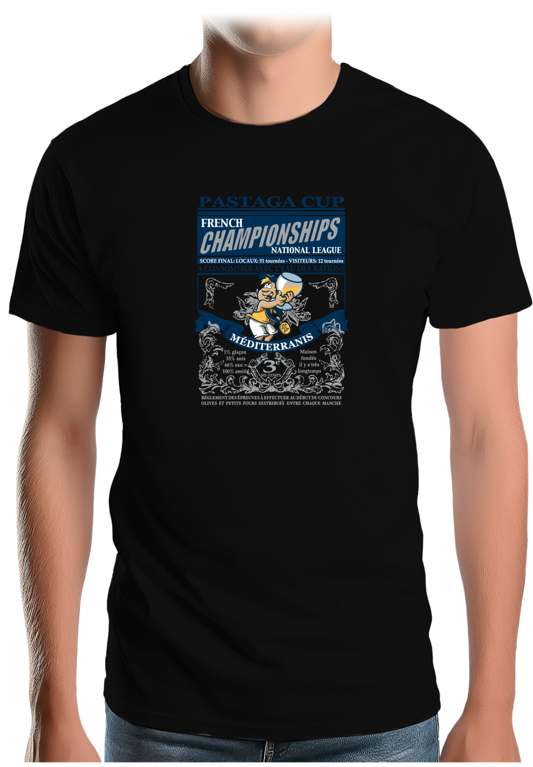 T-Shirt Homme Alcool Pastaga