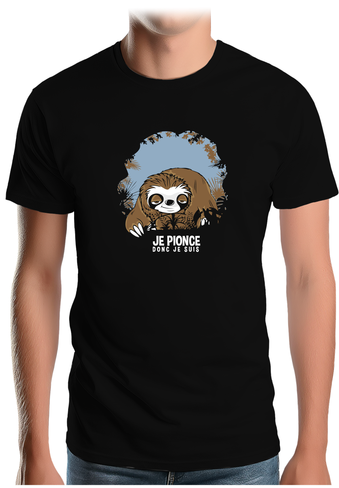 T-Shirt Homme Je pionce donc je suis