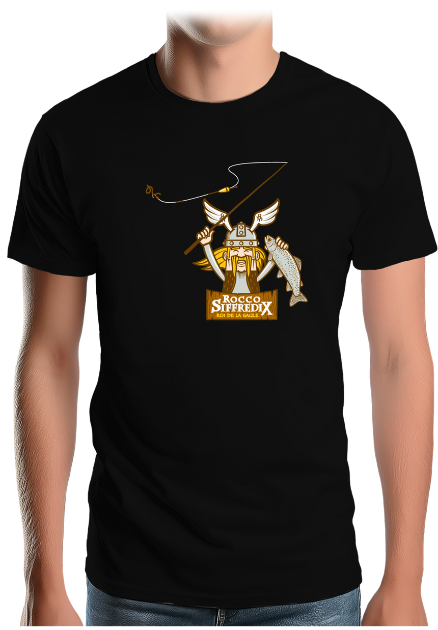 T-Shirt Homme Pêcheur roi de la gaule