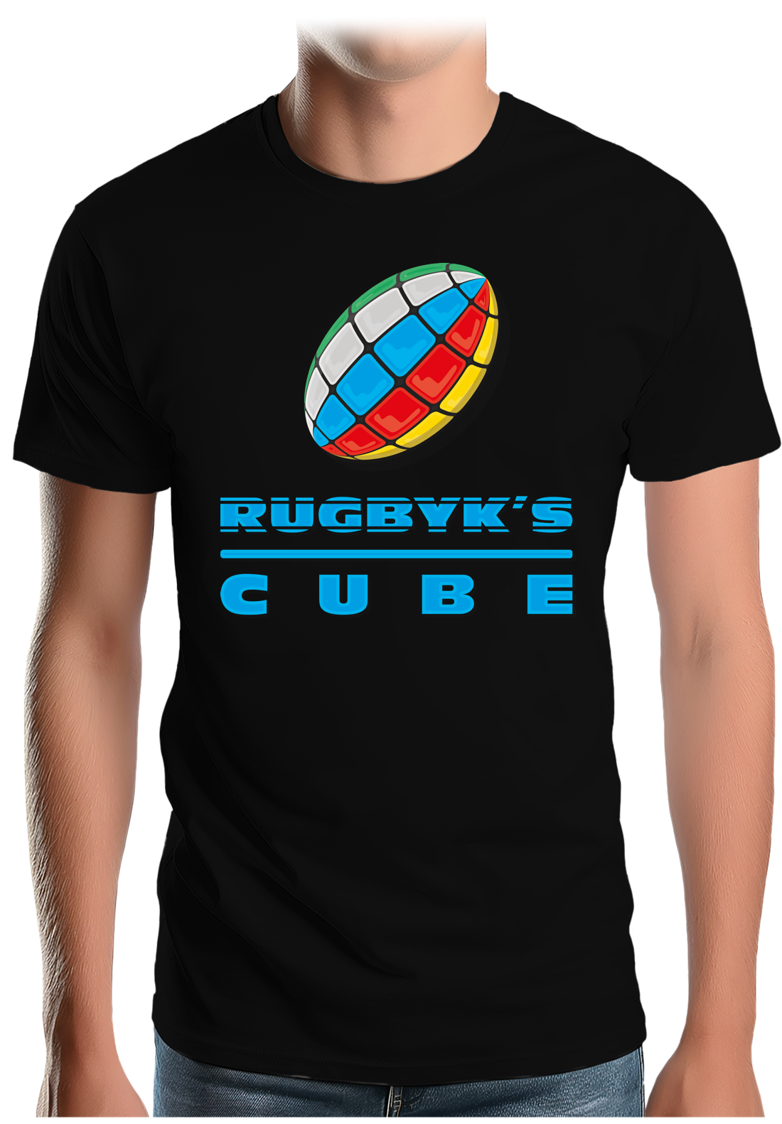 T-Shirt Homme Rugby cube