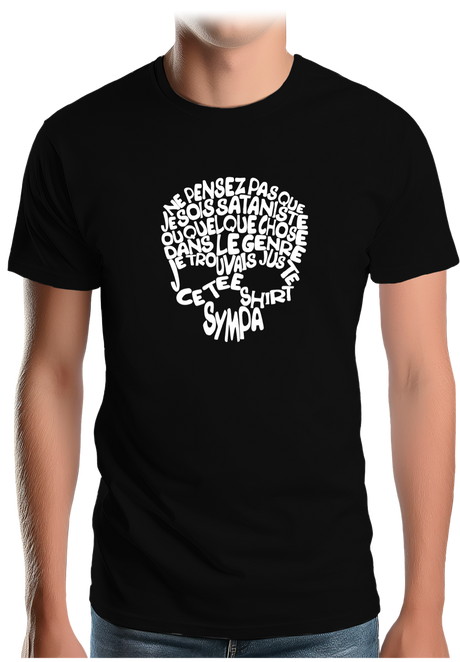T-Shirt Homme Subliminable tête de mort