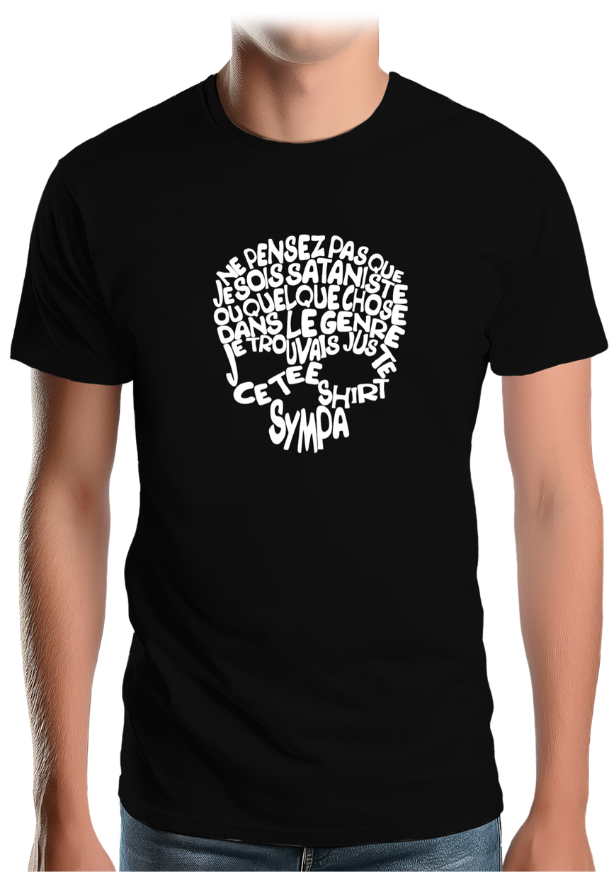 T-Shirt Homme Subliminable tête de mort
