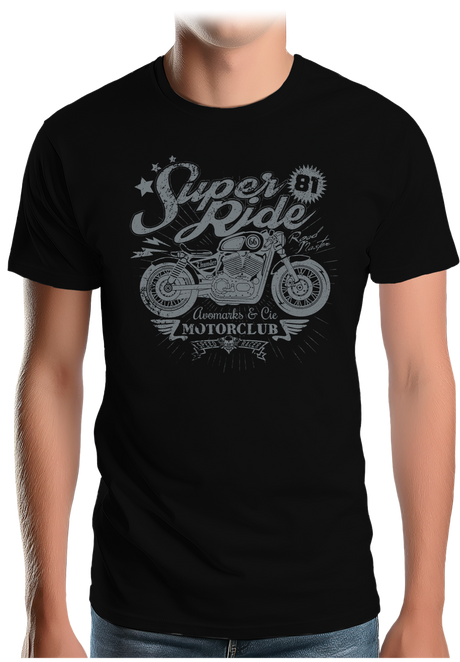 T-Shirt Homme Super ride motorclub