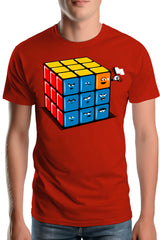 T-Shirt Homme Ruby Cube Avec Drapeau
