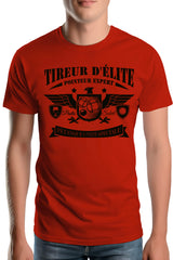 T-Shirt Homme Tireur d'élite en pétanque