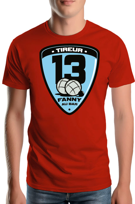 T-Shirt Homme Fanny au bar, tireur