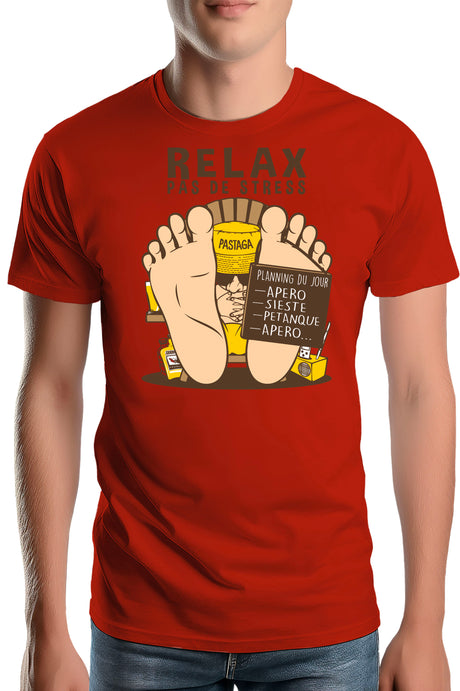 T-Shirt Homme Relax pas de stress