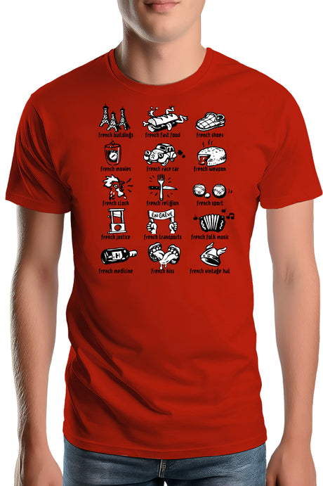 T-Shirt Homme French Symbol
