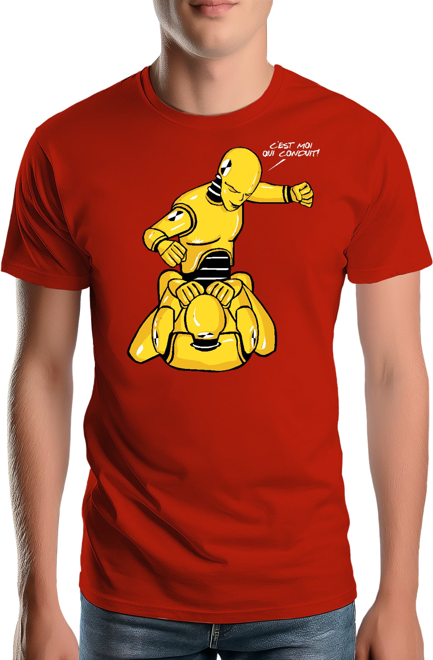 T-Shirt Homme Mannequin crash test qui conduiras