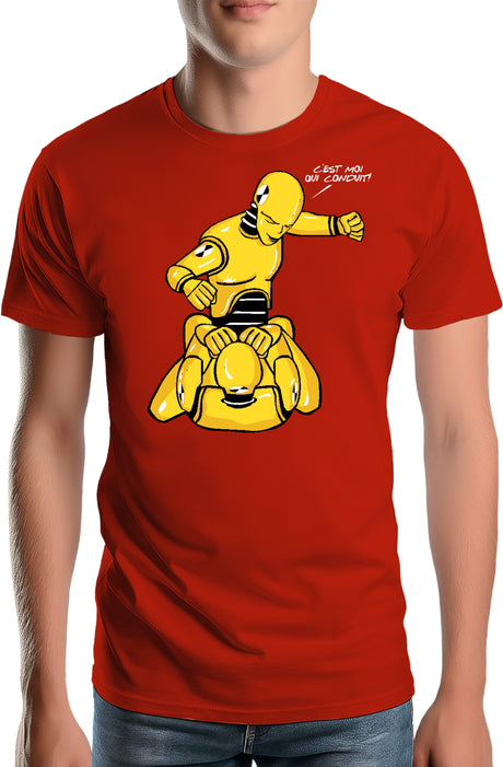 T-Shirt Homme Mannequin crash test qui conduiras