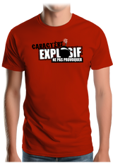 T-Shirt Homme Caractère explosif