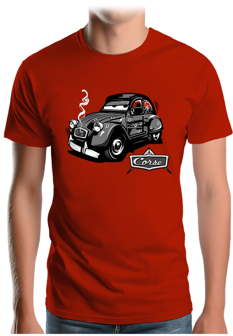 T-Shirt Homme Deuch dessin animé made in Corse