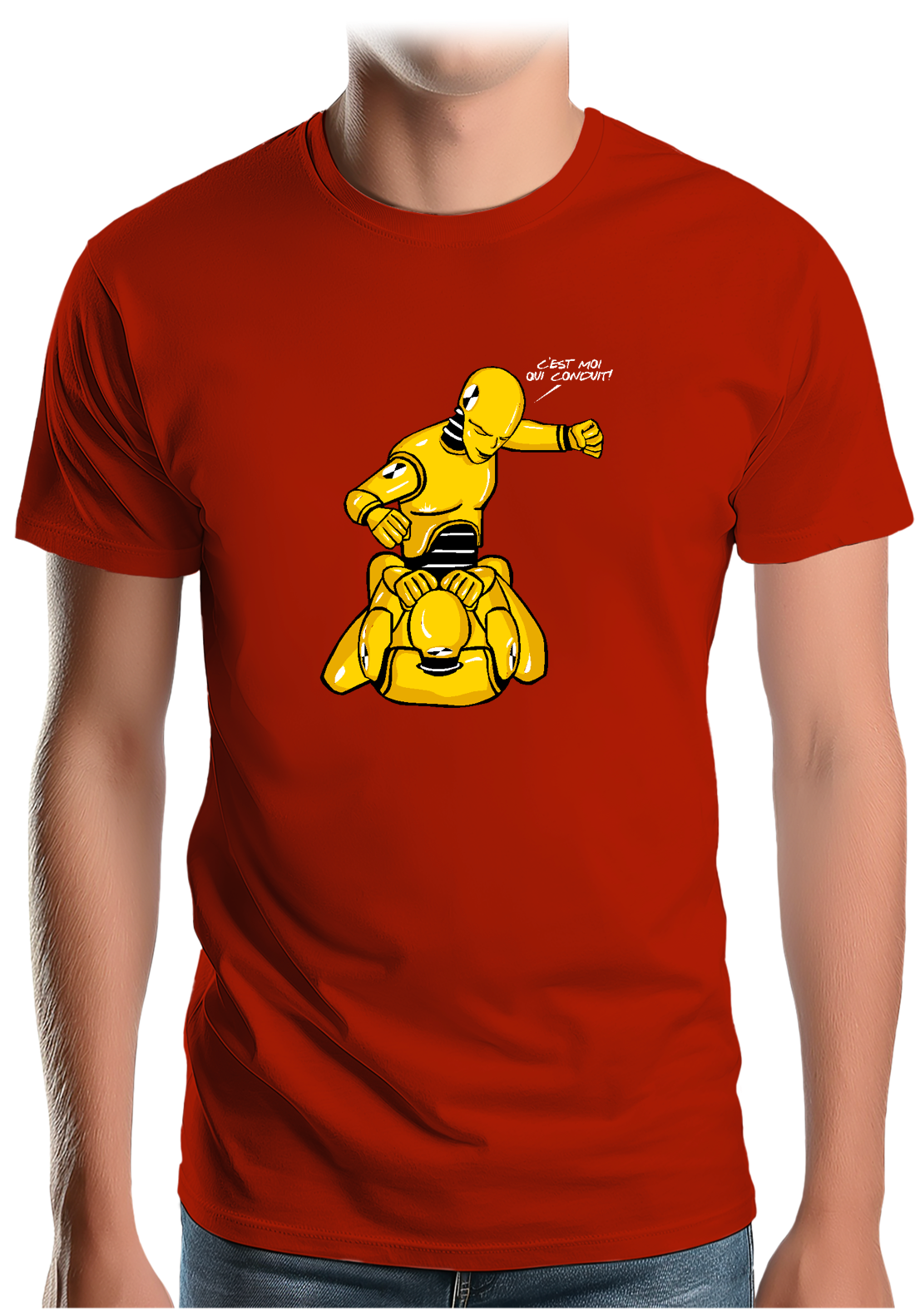 T-Shirt Homme Mannequin crash test qui conduiras