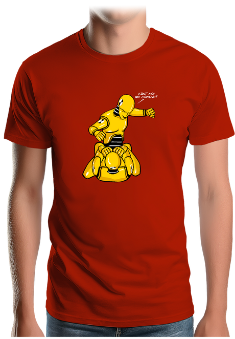 T-Shirt Homme Mannequin crash test qui conduiras