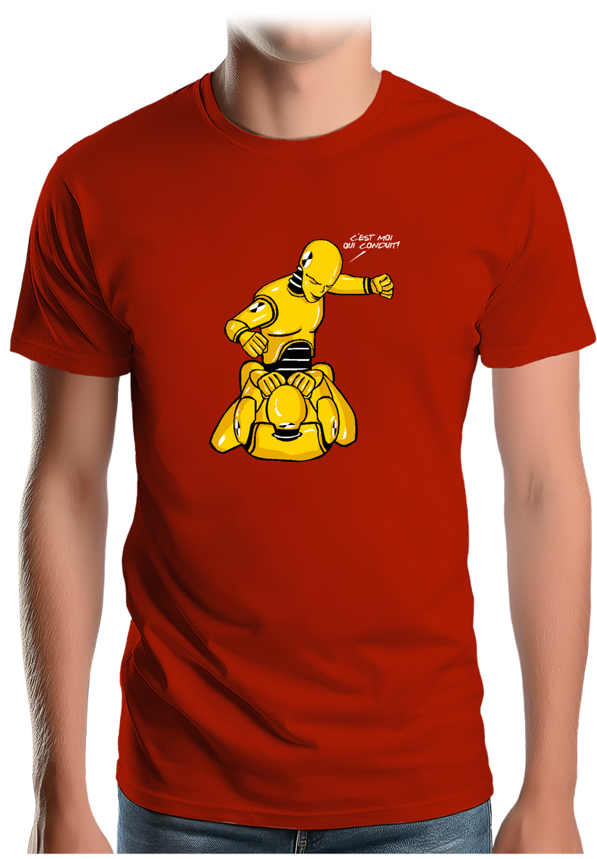 T-Shirt Homme Mannequin crash test de voiture