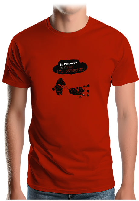 T-Shirt Homme La pétanque pas pour les nuls