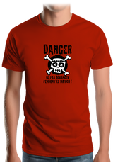 T-Shirt Homme Danger match ne pas déranger