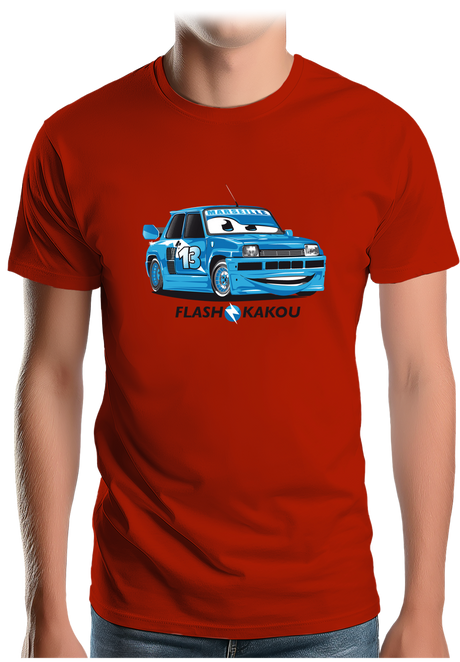 T-Shirt Homme Voiture Marseillaise flash kakou