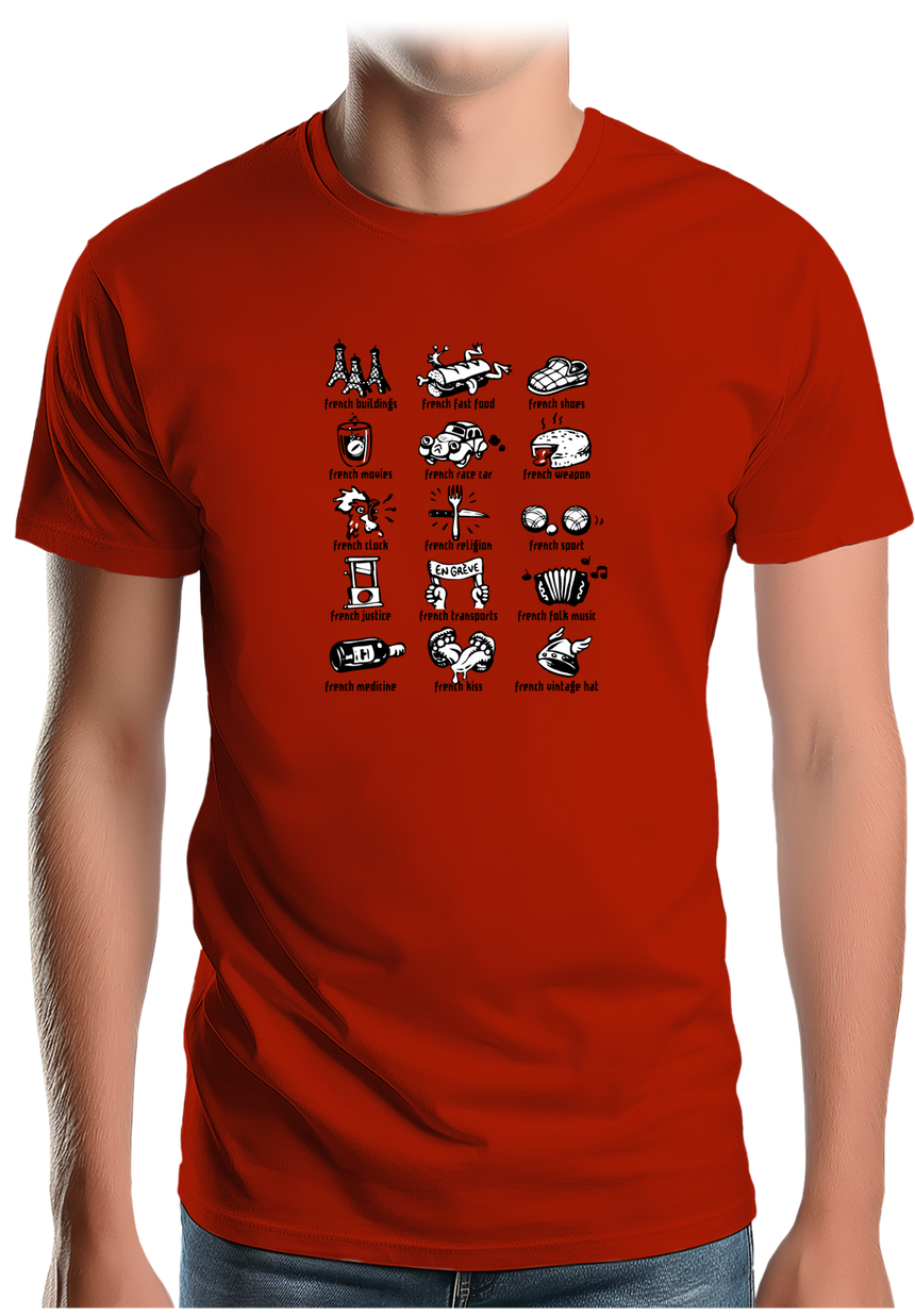 T-Shirt Homme French Symbol