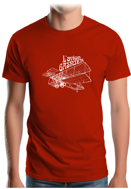 T-Shirt Homme Avion Rene Gasnier