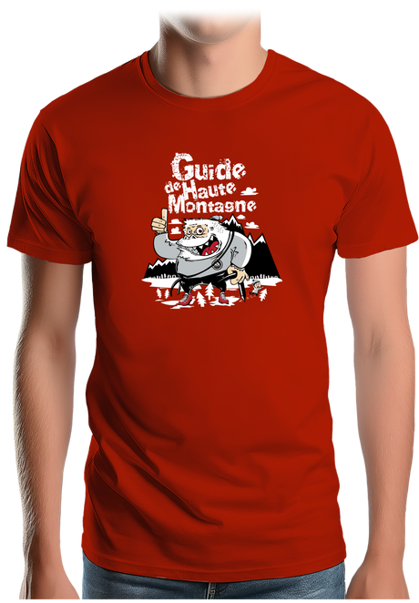 T-Shirt Homme Guide de haute montagne